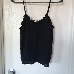 A.N.A. Black Tank Top